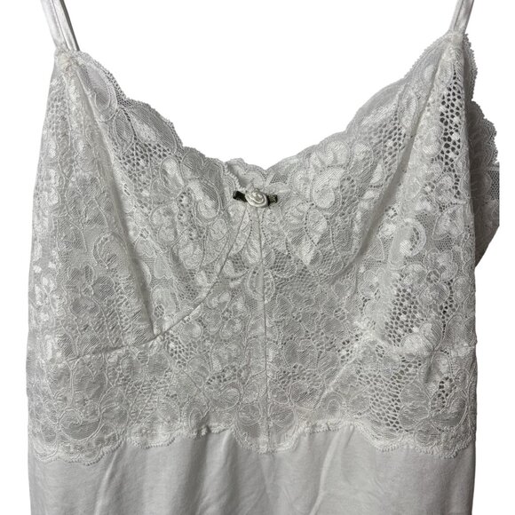 Victoria Secret Womens Size M White Lace Slip Dress Wedding night - Picture 4 of 8